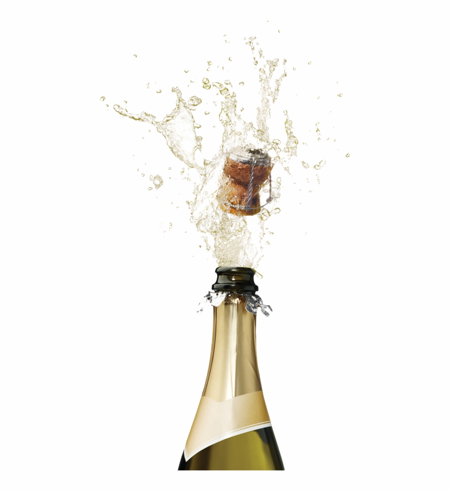 Champagne Popping Png Picture Transparent Champagne Bottle Popped