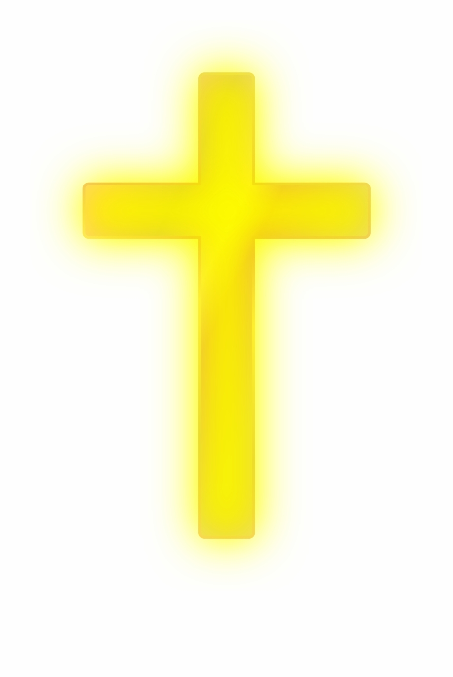 yellow background with cross
