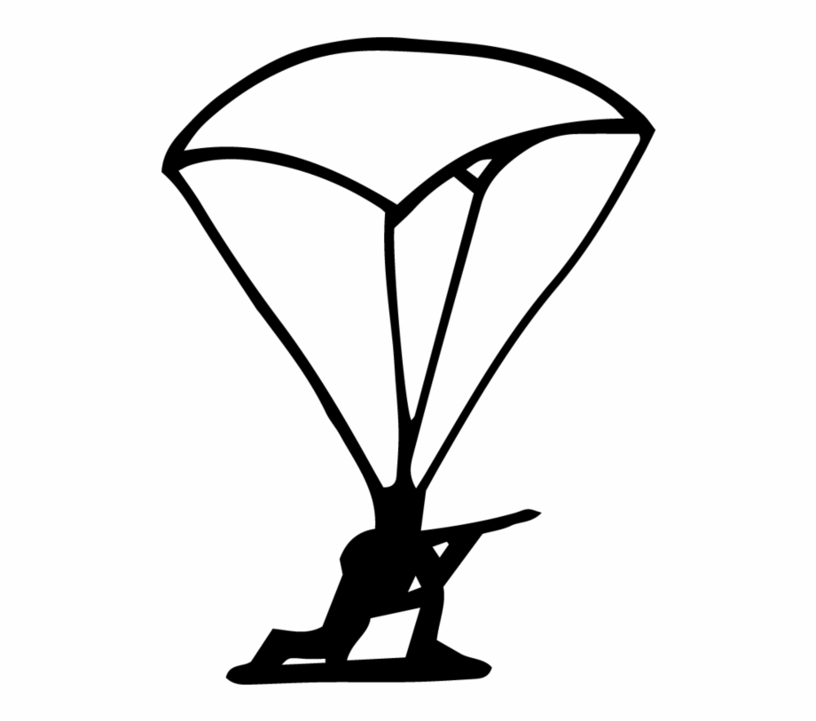 Toy Soldier Parachute Silhouette