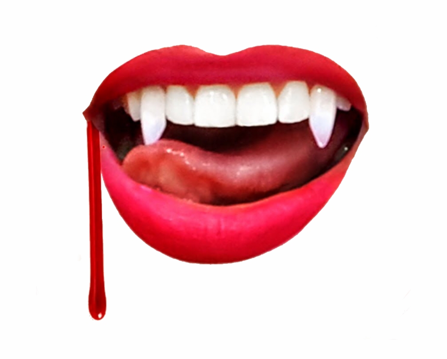 Ftestickers Fangs Vampireteeth Mouth Lips Horror Creepy Creepy