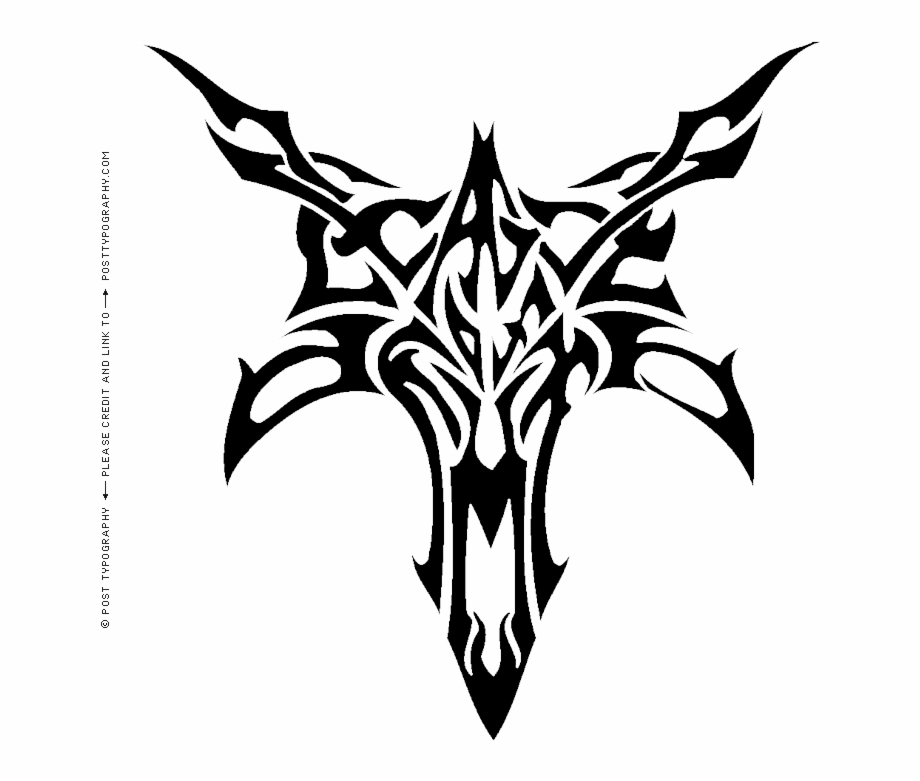 Gothic Tattoos Clipart Star Heavy Metal Logo Ideas