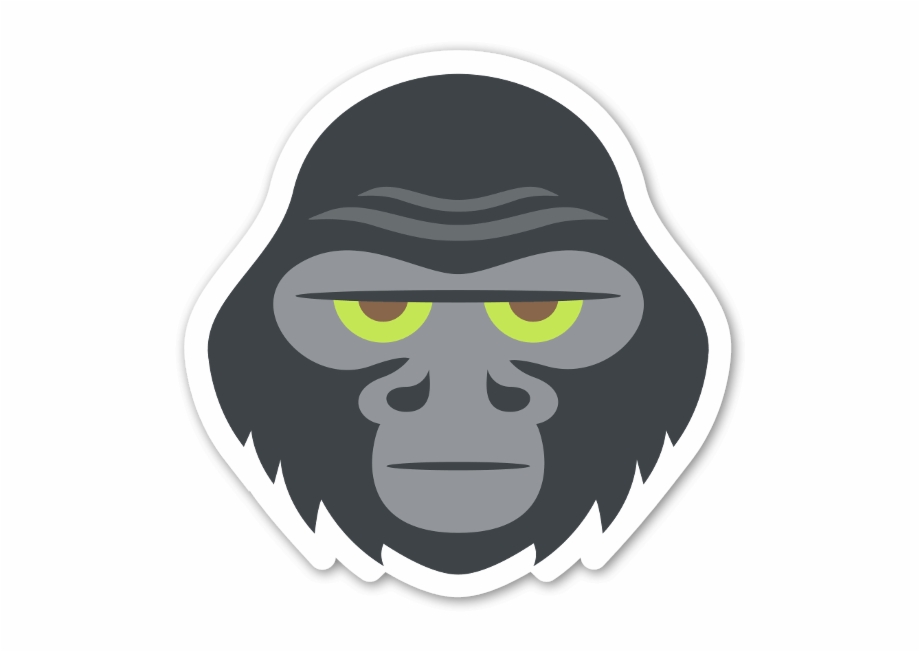 Gorilla Sticker Gorilla Emoji