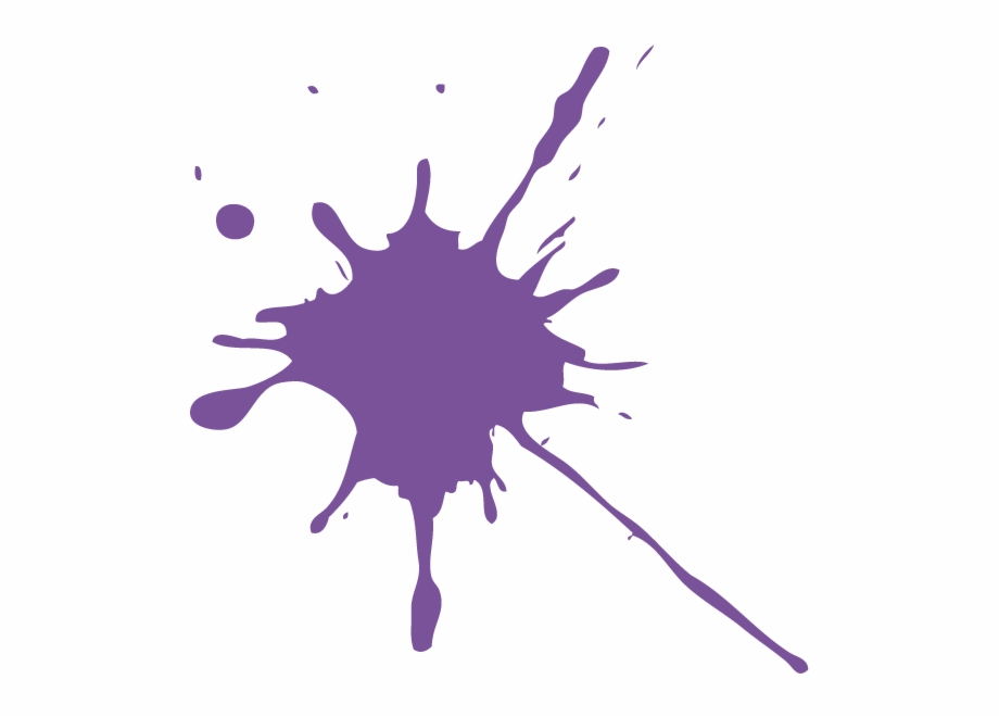 Purple Paint Splatter Paint Splatter Clip Art