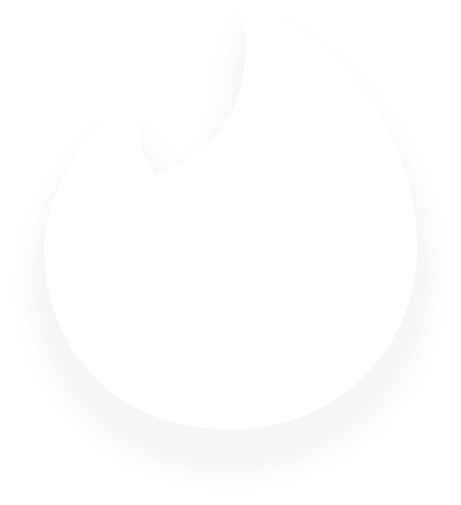 White tinder logo Tinder icons