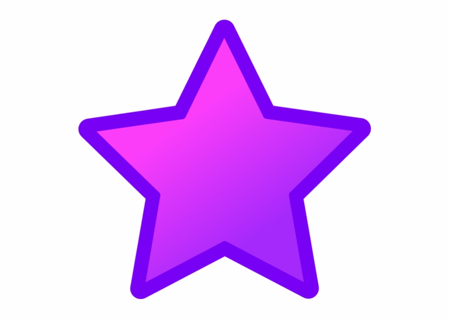 purple star clip art
