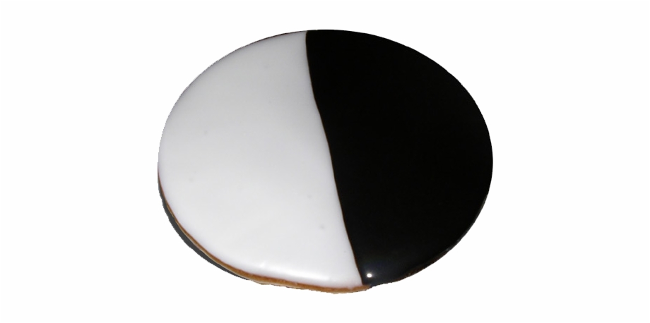 black and white cookie

