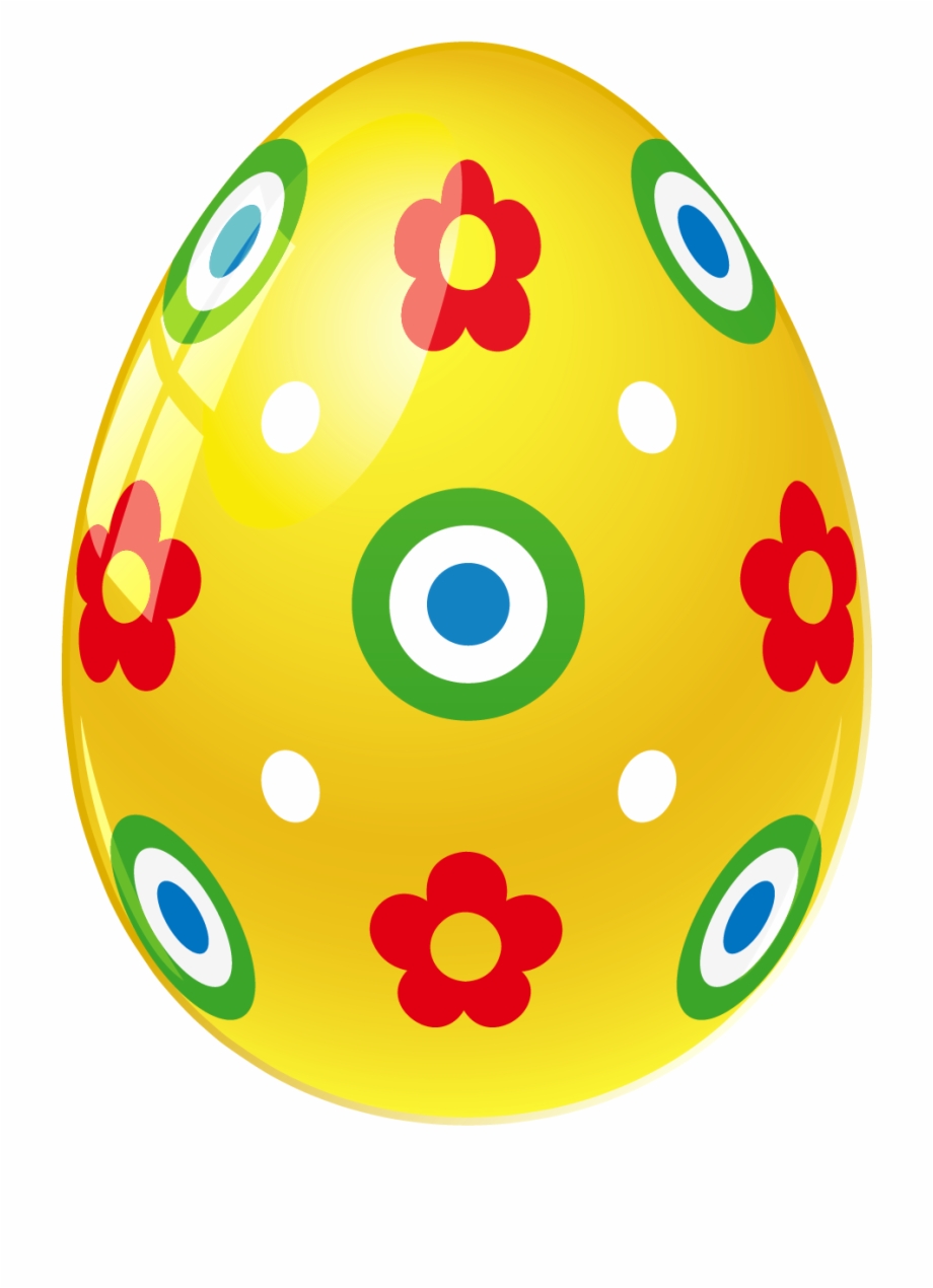 Yellow Clipart Easter Egg Easter Egg Png Transparent