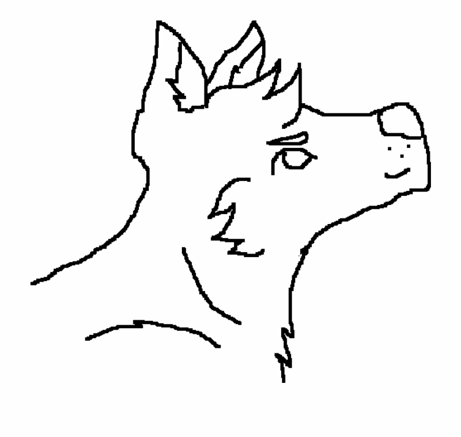 Wolf Head Base Illustration