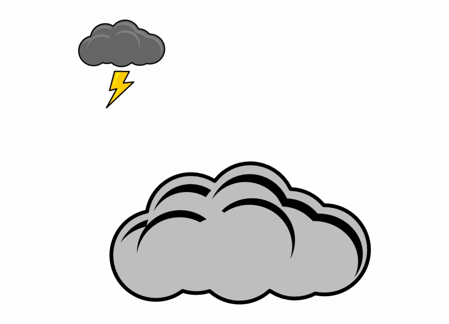 Thunder Cloud Png Clouds And Thunder Clip Art