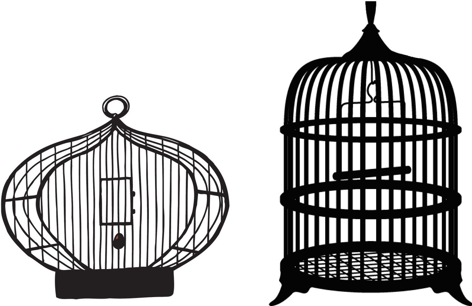 Cage Bird Bird Cage Clipart Transparent Background