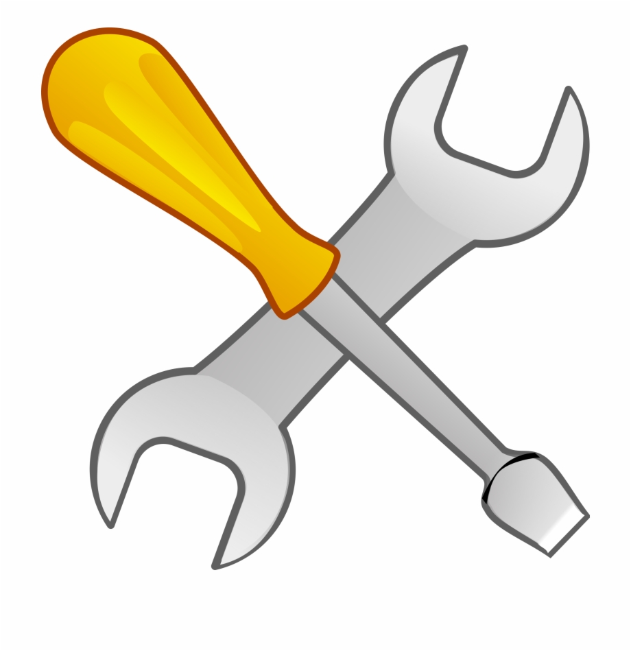 Screwdriver And Wrench Vector Clipart Image Tools Clipart
