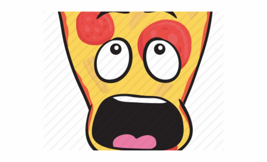 Pizza Slice Cartoon Pizza With Face Cartoon