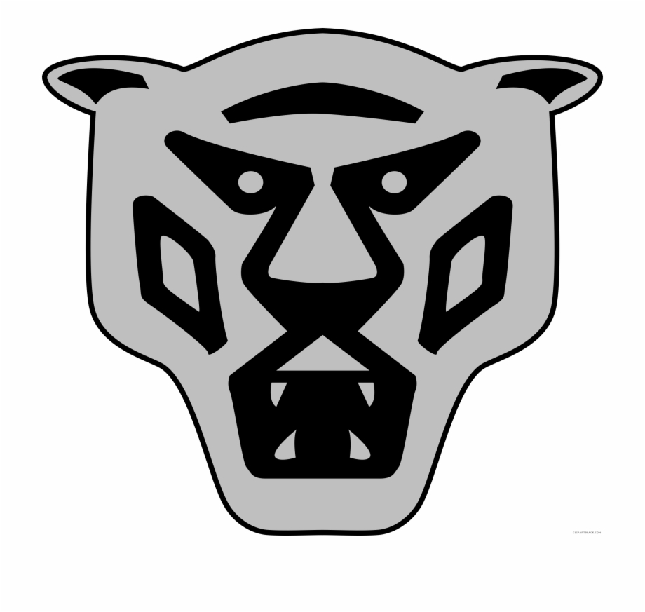 Vector Black And White Download Lion Head Clipart