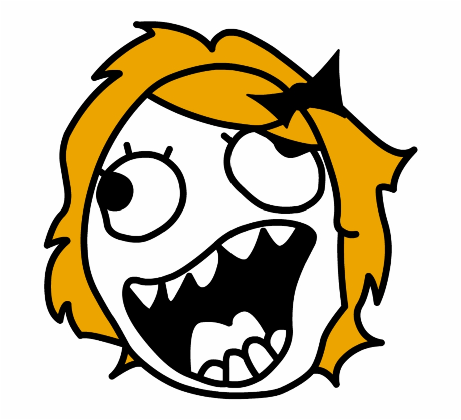 girl troll face png
