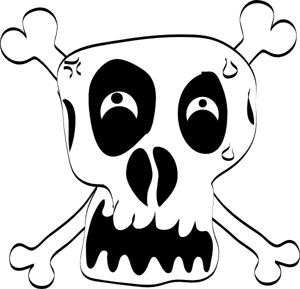 Funny Skull Clip Art Skull And Crossbones Funny