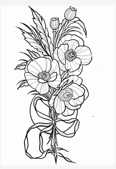 flower tattoos designs transparent
