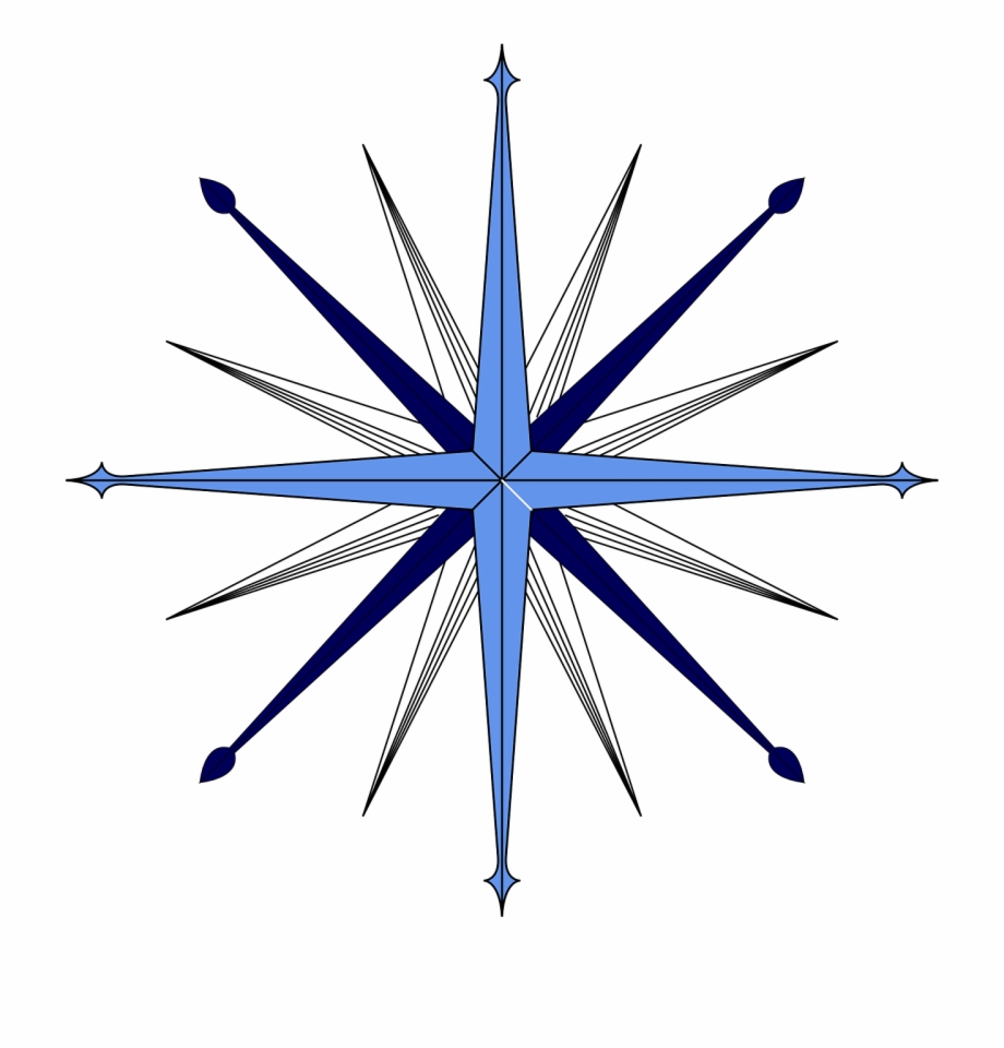 Compass Rose Sky East West Png Image Rosa