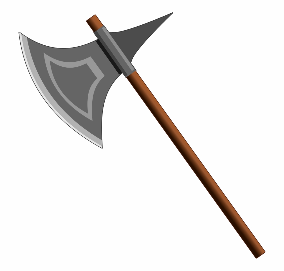 Axe Clipart Bamboo Weapons Clipart
