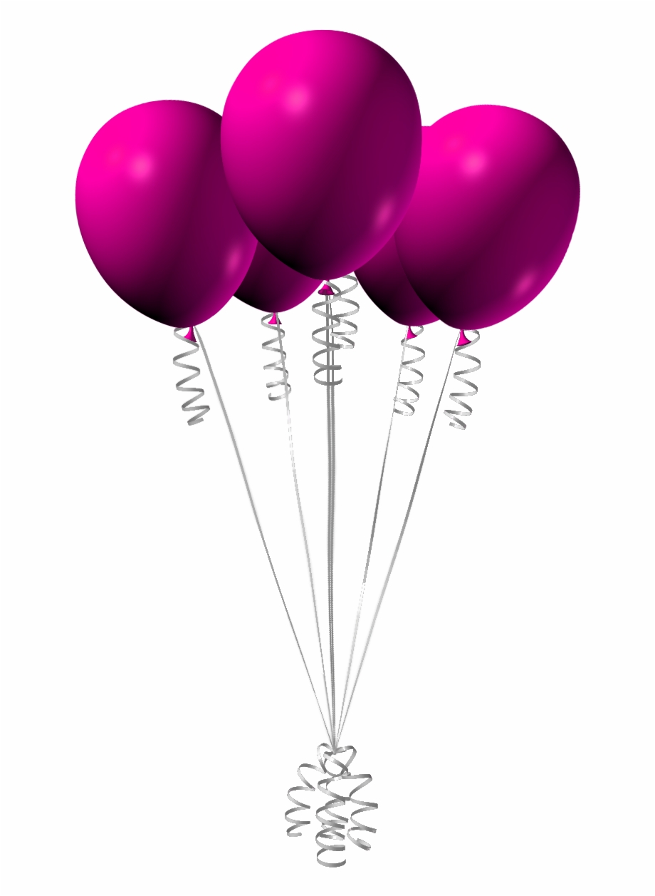 pink birthday balloon png
