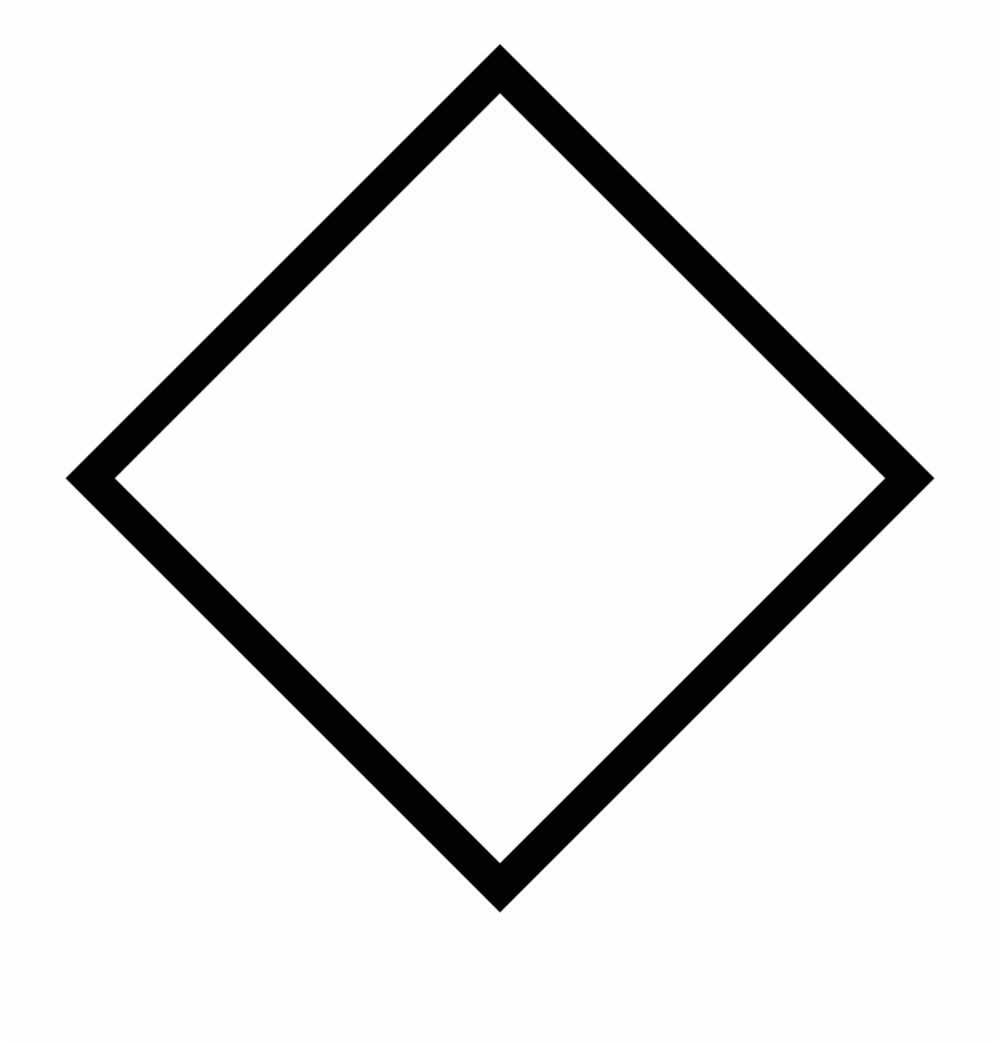 Shape Rhombus Geometric Shape Line Art Square Png