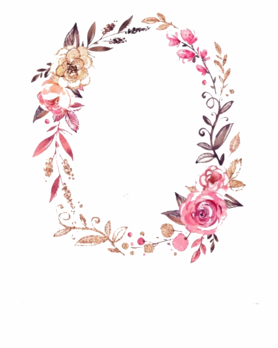 Flower Wreath N And Z Monogram
