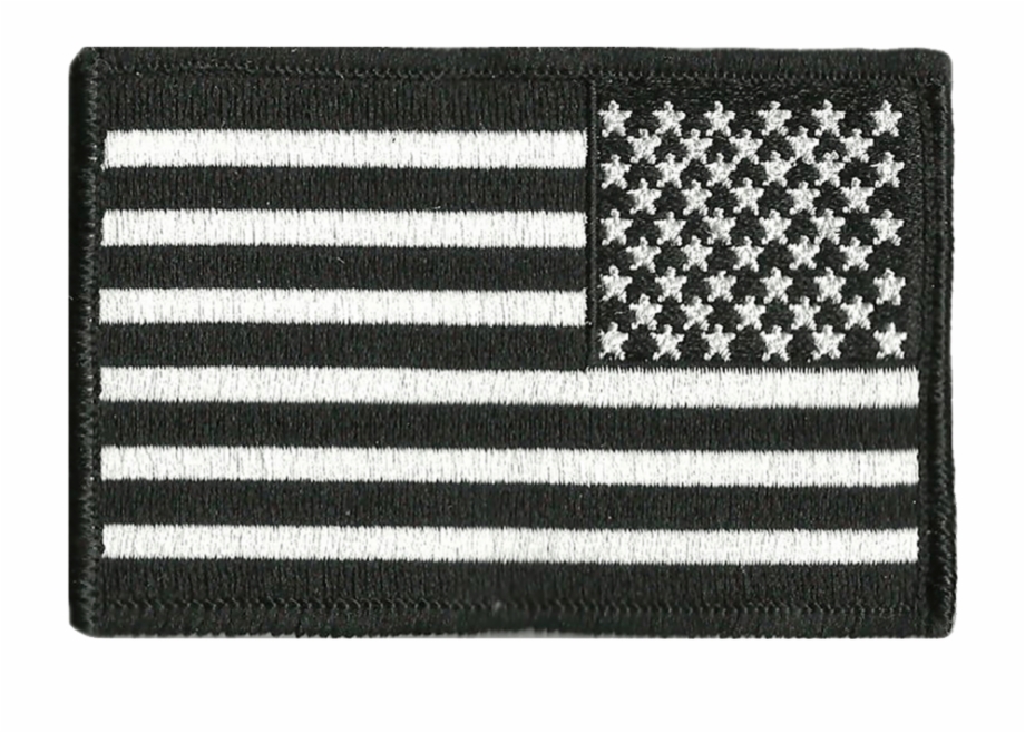 2X3 Reverse Usa Flag Patch For Tactical Cap