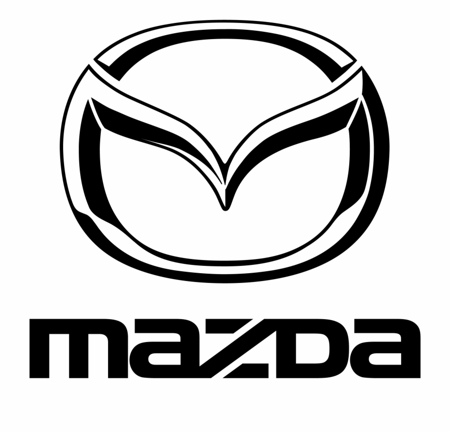 Logo Solid Black Vertical Mazda Logo Vector Png