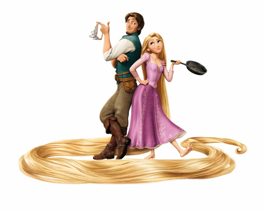 rapunzel and flynn rider png
