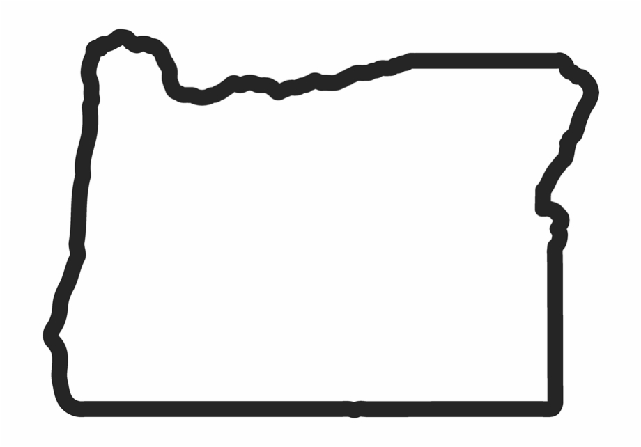 Oregon Vector Outline