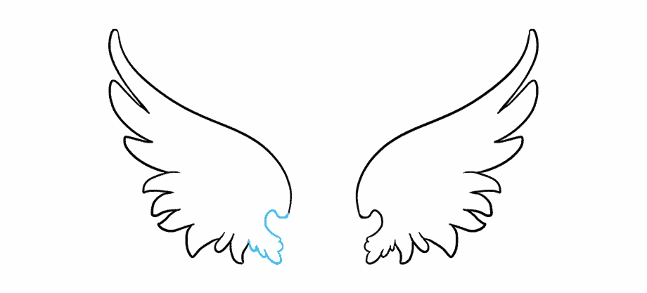How To Draw Angel Wings Drawing Wings
