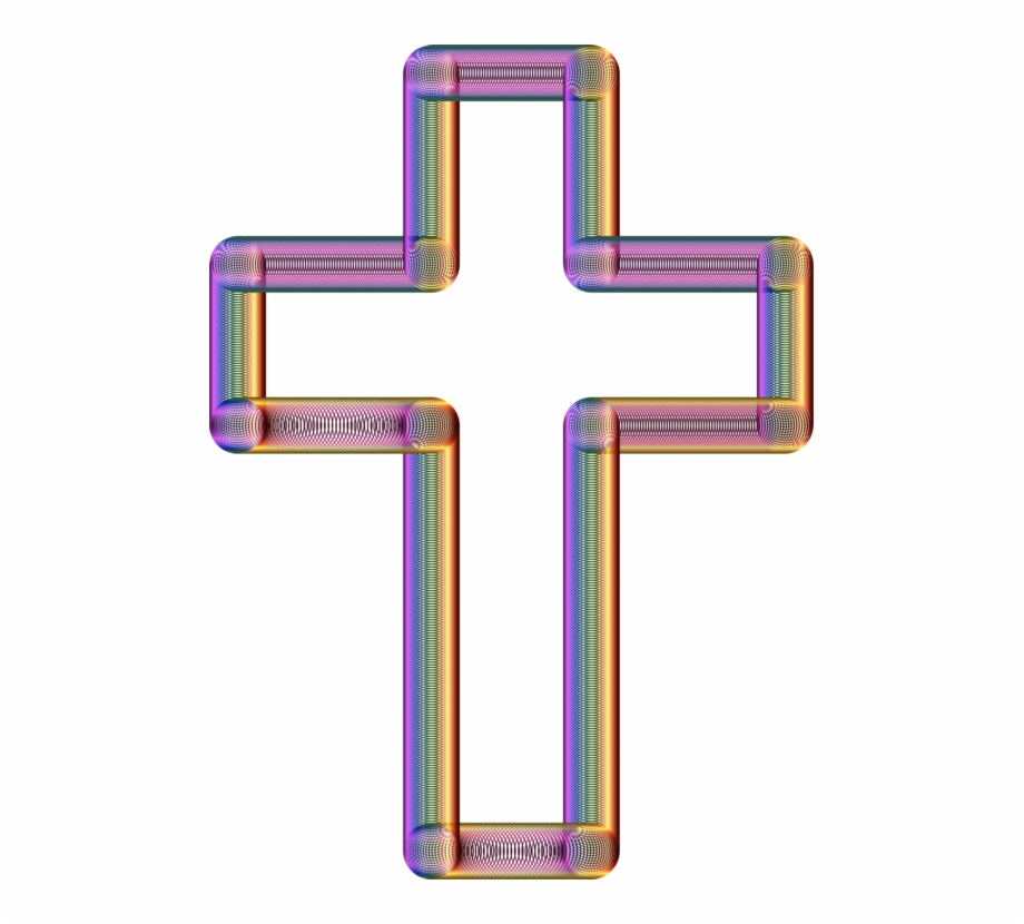 Christian Cross Download Purple Angle Silhouette Silhouette Cross