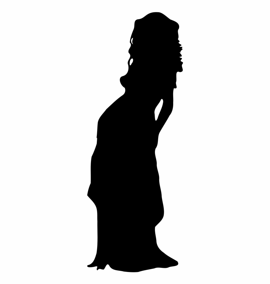 woman 18th century silhouette
