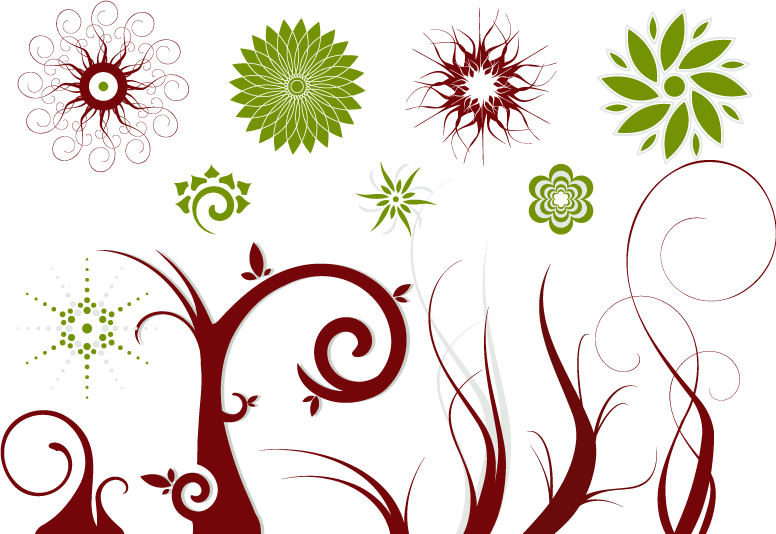 Vector Swirl Png Picture Free Vector Flowers