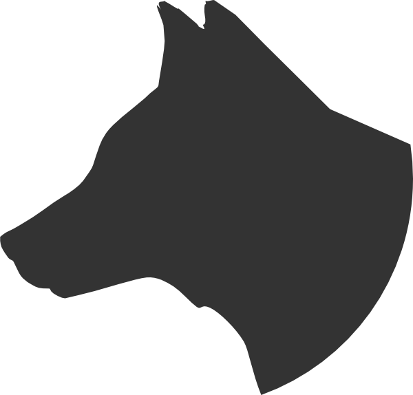 Profile Clipart Face Outline Dog Side Profile Silhouette