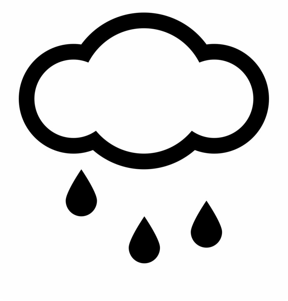 Png File Rain Clipart Black And White