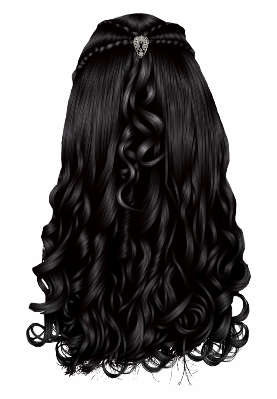 Free Black Hair Transparent Background Download Free Clip Art
