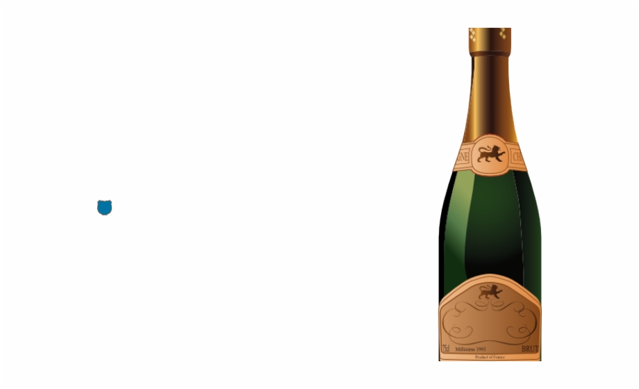 champagne bottle vector png
