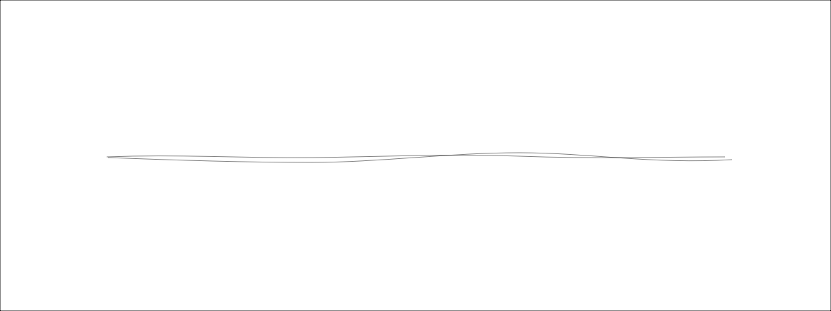 straight white line