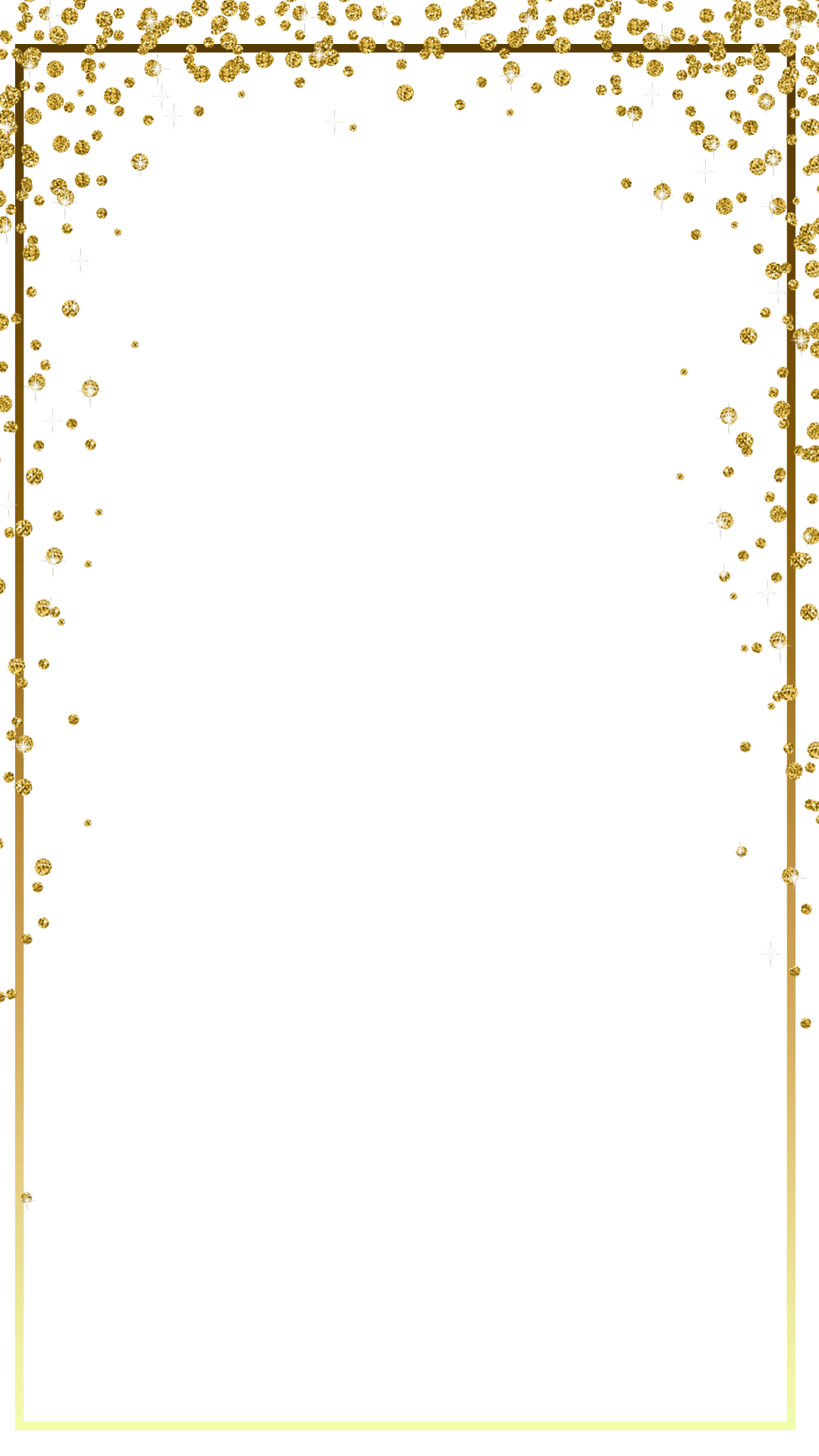 Free Gold Confetti Border Png, Download Free Gold Confetti Border Png