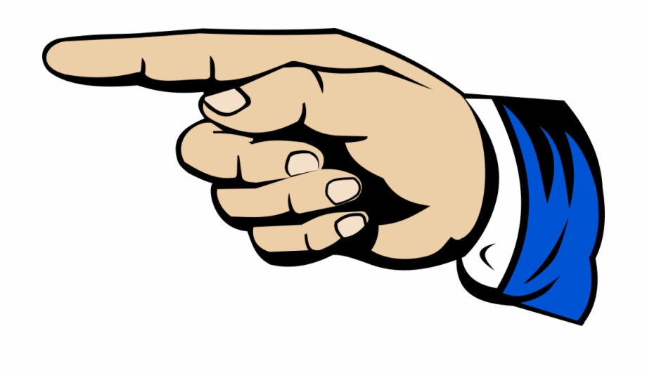 Download Image As A Png Hand Pointing Clip