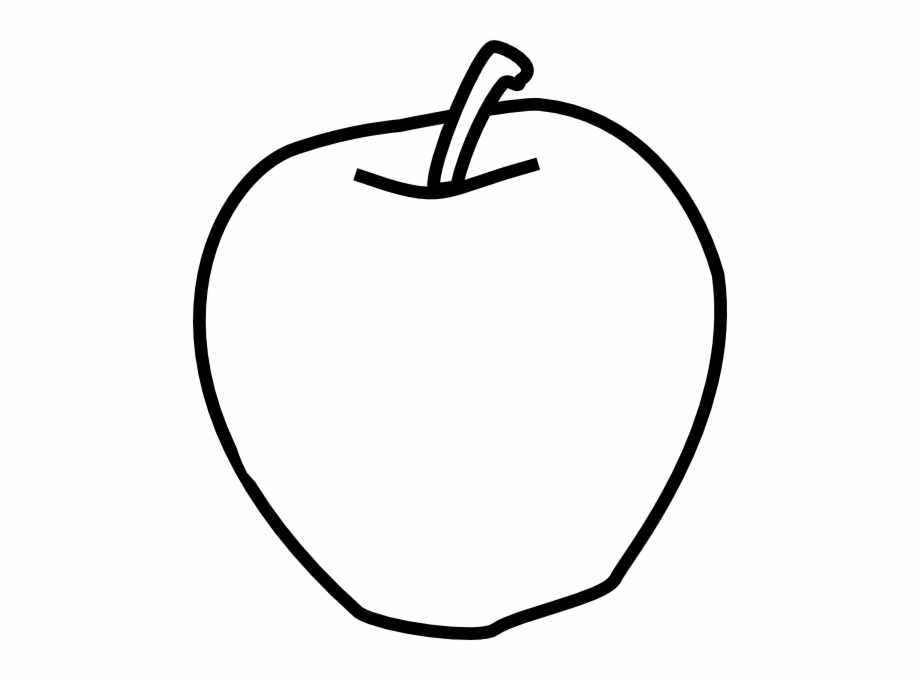 Apple Black And White Clip Art At Clker