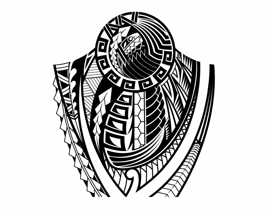 Full Sleeve Tribal Tattoos Round Polynesian Tattoo Designs