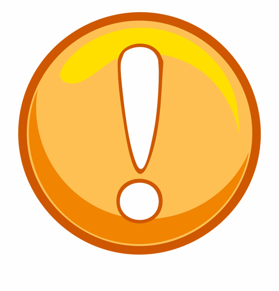 Exclamation Mark Sign Button Png Image Caution Clip
