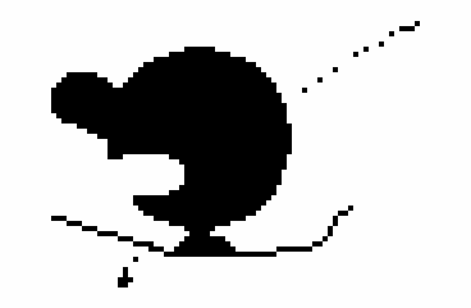 Game And Watch Cool Circle Pixel Art