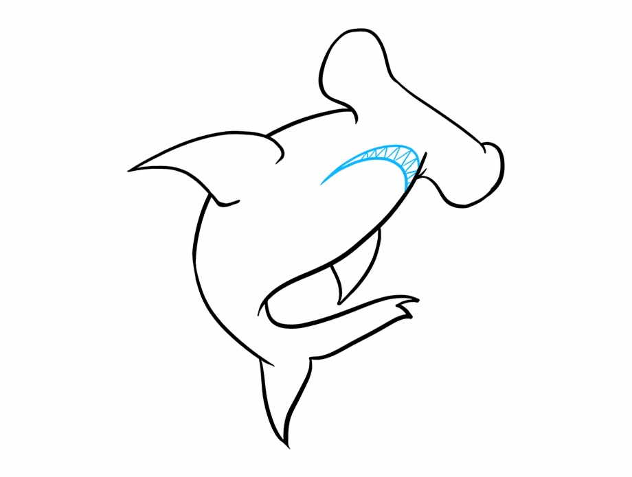 How To Draw Hammerhead Shark Drawn Hammerhead Sharks