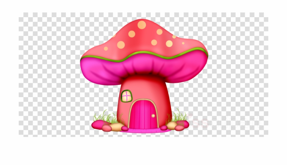 Cartoon Pink Mushroom Houses Png Clipart Mushroom Clip