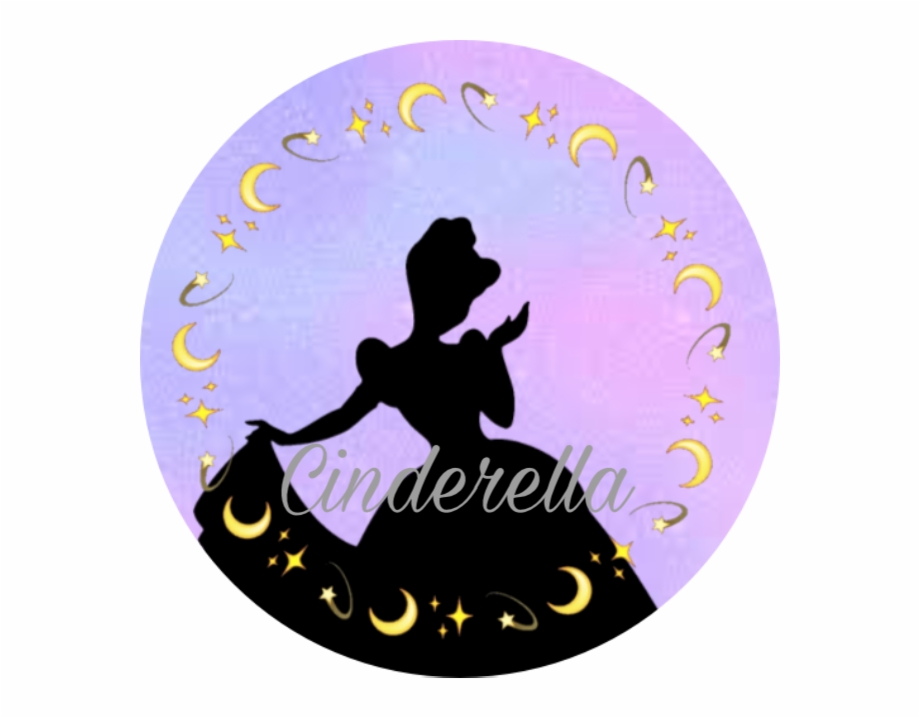 Cinderella Icon Moon Cinderella Silhouette