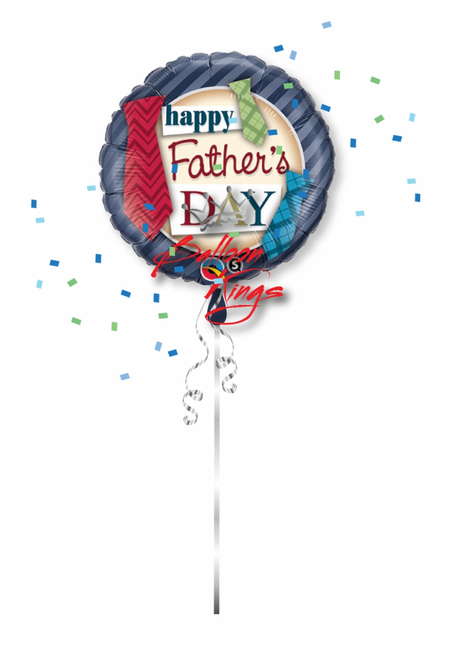 Happy Fathers Day Ties Fathers Day Foil Balloons