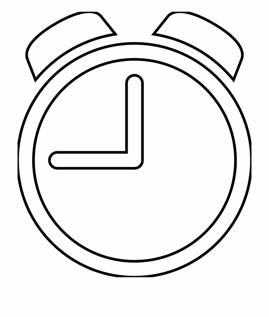 Image Freeuse Black And White Clock Clipart White