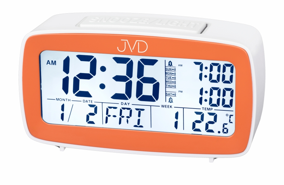 Digital Alarm Clock Jvd Sb82 Radio Clock